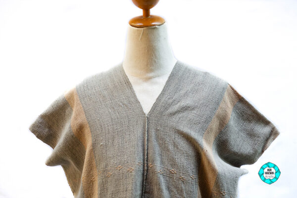 0012 เสื้อสีเทาลายครีม - Image 8