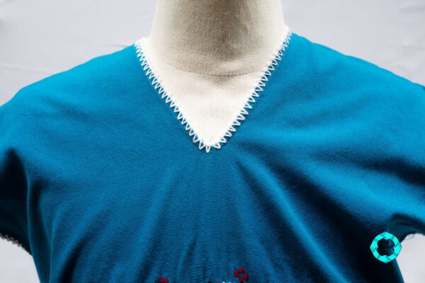 10135 เสื้อผู้หญิงสีฟ้า - Image 6