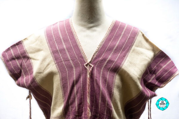 10262 เสื้อผู้ชายสีขาว-ม่วง - Image 8