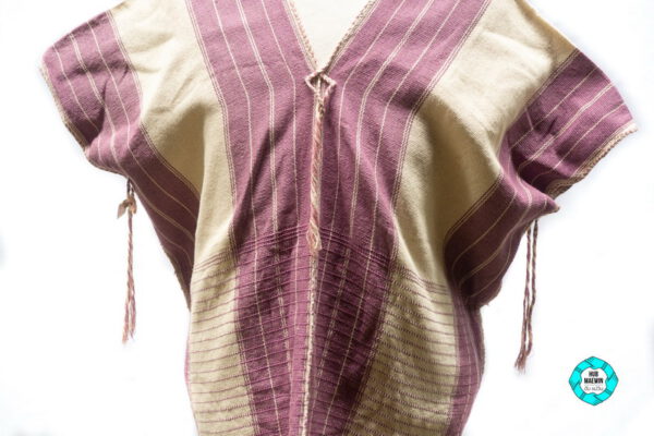 10262 เสื้อผู้ชายสีขาว-ม่วง - Image 7
