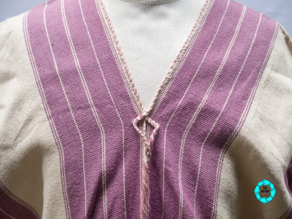 10262 เสื้อผู้ชายสีขาว-ม่วง - Image 14