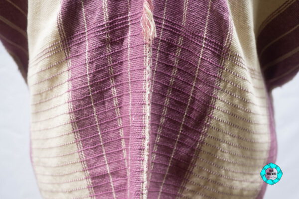 10262 เสื้อผู้ชายสีขาว-ม่วง - Image 5