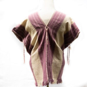 10262 เสื้อผู้ชายสีขาว-ม่วง