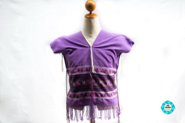 10326 เสื้อผู้หญิงสีม่วง - Image 2